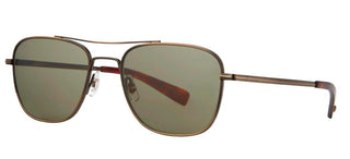 Garrett Leight HARBOR SUN unisex Gold Geometric Sunglasses