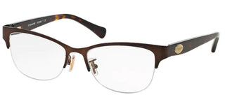 Coach HC 5066 women Brown Geometric Eyeglasses