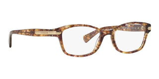 Coach HC 6065 women Havana Geometric Eyeglasses