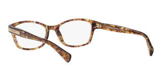 Coach HC 6065 women Havana Geometric Eyeglasses