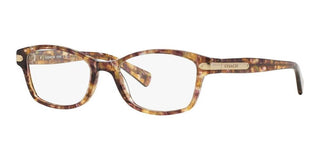 Coach HC 6065 women Havana Geometric Eyeglasses