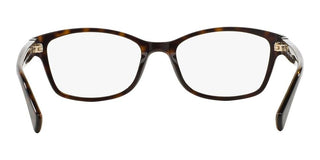 Coach HC 6065 women Havana Geometric Eyeglasses