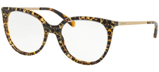 Coach HC 6125 women Havana Geometric Eyeglasses