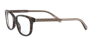 Coach HC 6143 women Havana Squared Eyeglasses