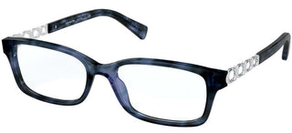 Coach HC 6148 women Havana Geometric Eyeglasses