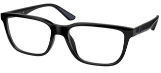 Coach HC 6170U men Black Geometric Eyeglasses