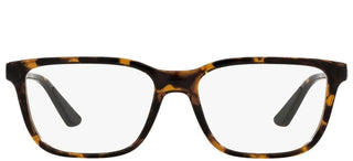 Coach HC 6170U men Havana Geometric Eyeglasses