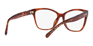 Coach HC 6207U women Brown Squared Eyeglasses