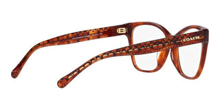 Coach HC 6207U women Brown Squared Eyeglasses