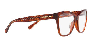 Coach HC 6207U women Brown Squared Eyeglasses