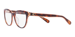 Coach HC 6210U women Brown Geometric Eyeglasses