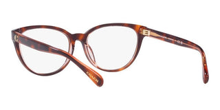 Coach HC 6210U women Brown Geometric Eyeglasses