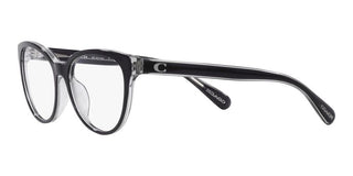 Coach HC 6210U women Black Geometric Eyeglasses