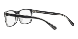 Coach HC 6213U men Black Squared Eyeglasses