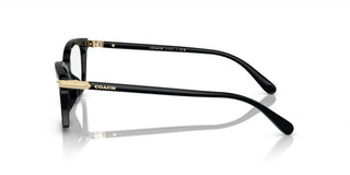 Coach HC 6219U women Black Geometric Eyeglasses