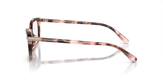 Coach HC 6219U women Havana Geometric Eyeglasses