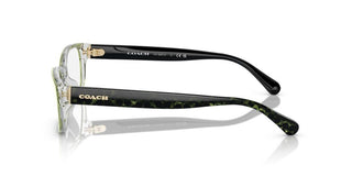 Coach HC 6221U women Green Geometric Eyeglasses