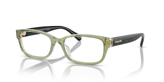 Coach HC 6221U women Green Geometric Eyeglasses