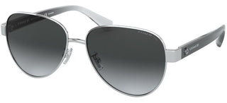 Coach HC 7111 women Silver Geometric Sunglasses