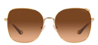 Coach HC 7133 women Gold Geometric Sunglasses