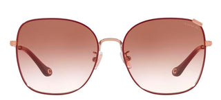 Coach HC 7133 women Red Geometric Sunglasses