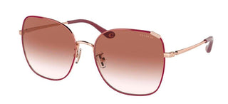 Coach HC 7133 women Red Geometric Sunglasses