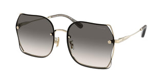 Coach HC 7150D women Gold Squared Sunglasses