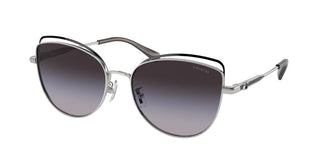 Coach HC 7162 women Silver Cat Eye Sunglasses