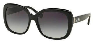 Coach HC 8158 women Black Visor Sunglasses