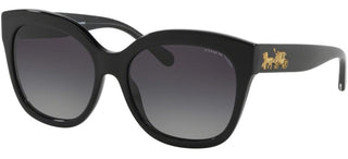 Coach HC 8264 women Black Geometric Sunglasses