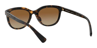 Coach HC 8285U women Havana Geometric Sunglasses