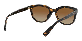 Coach HC 8285U women Havana Geometric Sunglasses