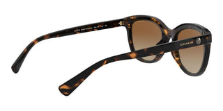 Coach HC 8285U women Havana Geometric Sunglasses