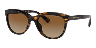 Coach HC 8285U women Havana Geometric Sunglasses