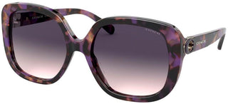 Coach HC 8292 women Violet Butterfly Sunglasses