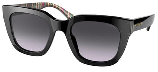 Coach HC 8318 women Black Visor Sunglasses