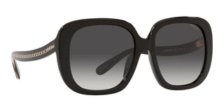 Coach HC 8323U women Black Squared Sunglasses