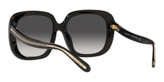 Coach HC 8323U women Black Squared Sunglasses