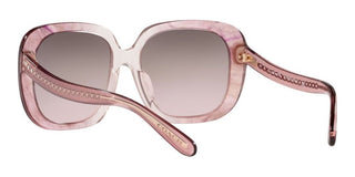 Coach HC 8323U women Pink Squared Sunglasses