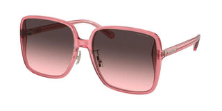 Coach HC 8368D women Pink Squared Sunglasses