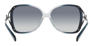 Coach HC 8372BU women Blue Squared Sunglasses