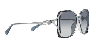 Coach HC 8372BU women Blue Squared Sunglasses