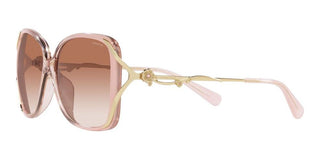 Coach HC 8372BU women Pink Squared Sunglasses