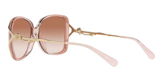 Coach HC 8372BU women Pink Squared Sunglasses