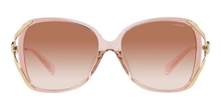 Coach HC 8372BU women Pink Squared Sunglasses