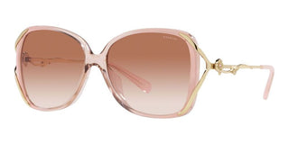 Coach HC 8372BU women Pink Squared Sunglasses