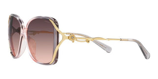 Coach HC 8372BU women Pink Squared Sunglasses