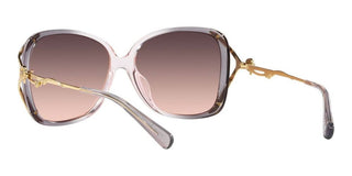 Coach HC 8372BU women Pink Squared Sunglasses