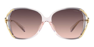 Coach HC 8372BU women Pink Squared Sunglasses