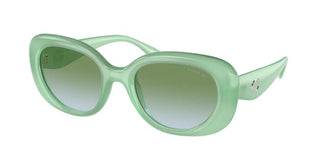 Coach HC 8391U women Green Oval Sunglasses